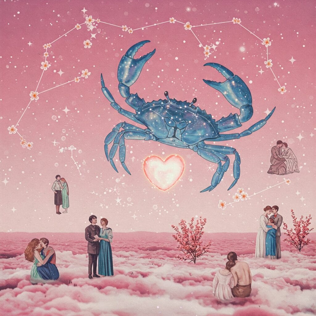 Cáncer amor reflejado a través del arquetipo del agua y las relaciones conscientes.
