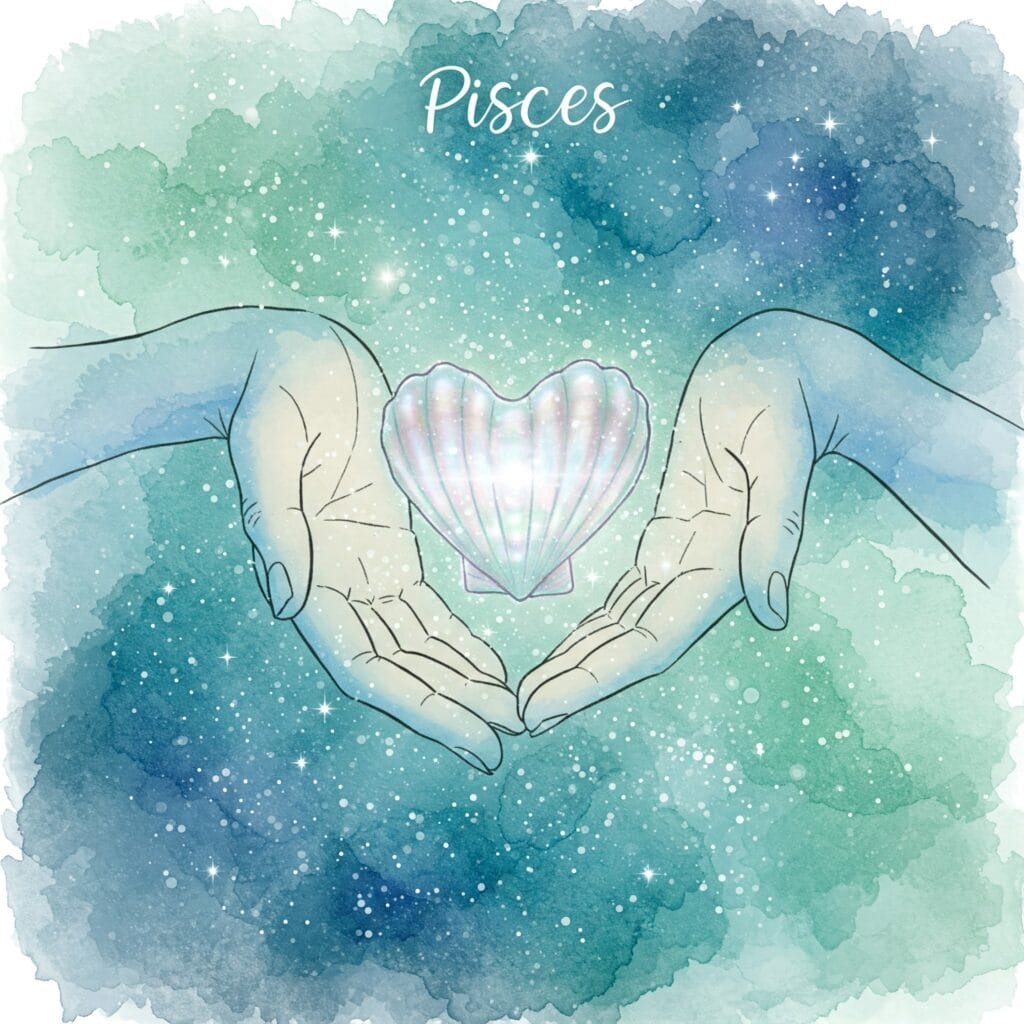 Piscis amor reflejado a través del arquetipo del agua y las relaciones conscientes.