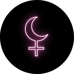 imagen de Símbolo Astrológico Luna Negra (Lilith): El Poder de lo Oculto