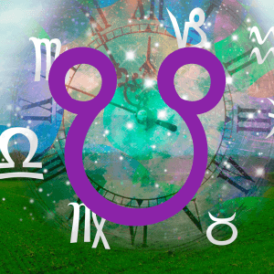 Representación artística del eje de los nodos lunares utilizado para evaluar las tendencias naturales.