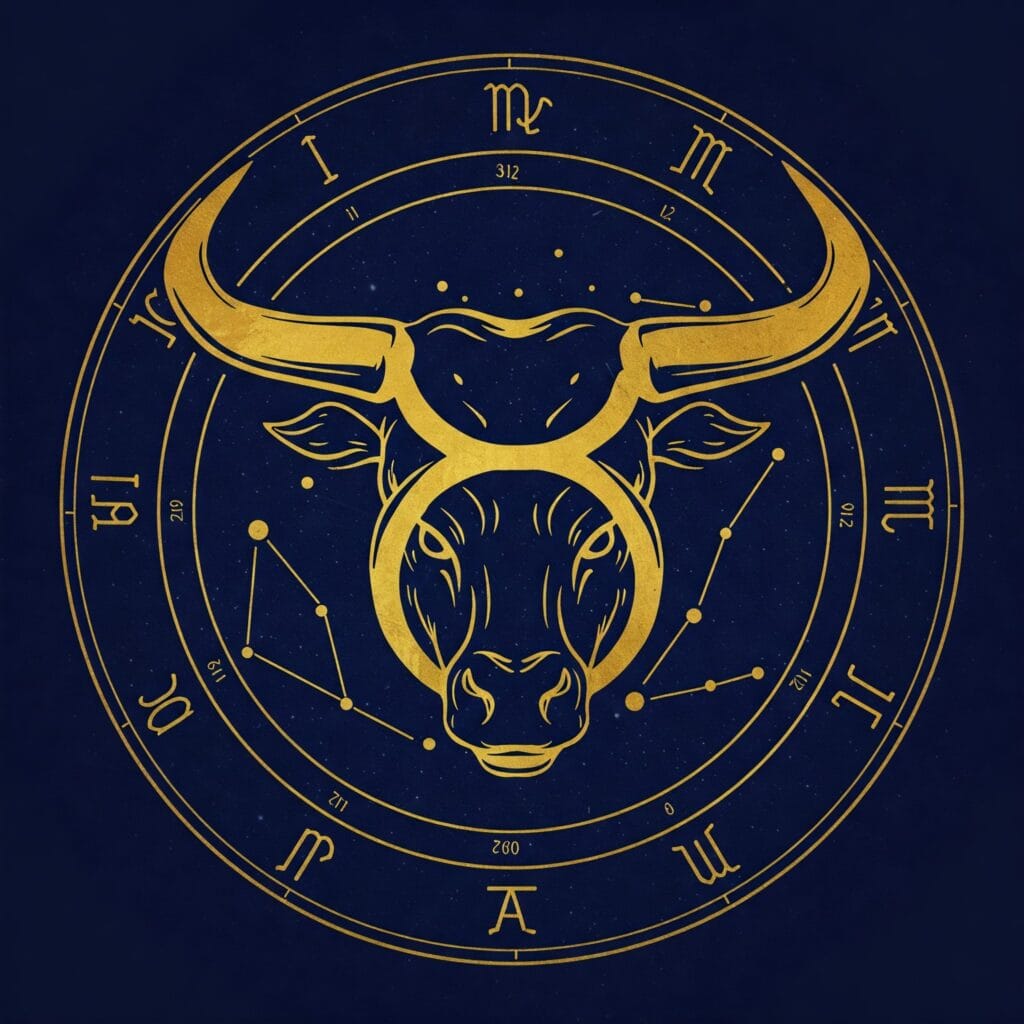 imagen símbolo astrológico tauro